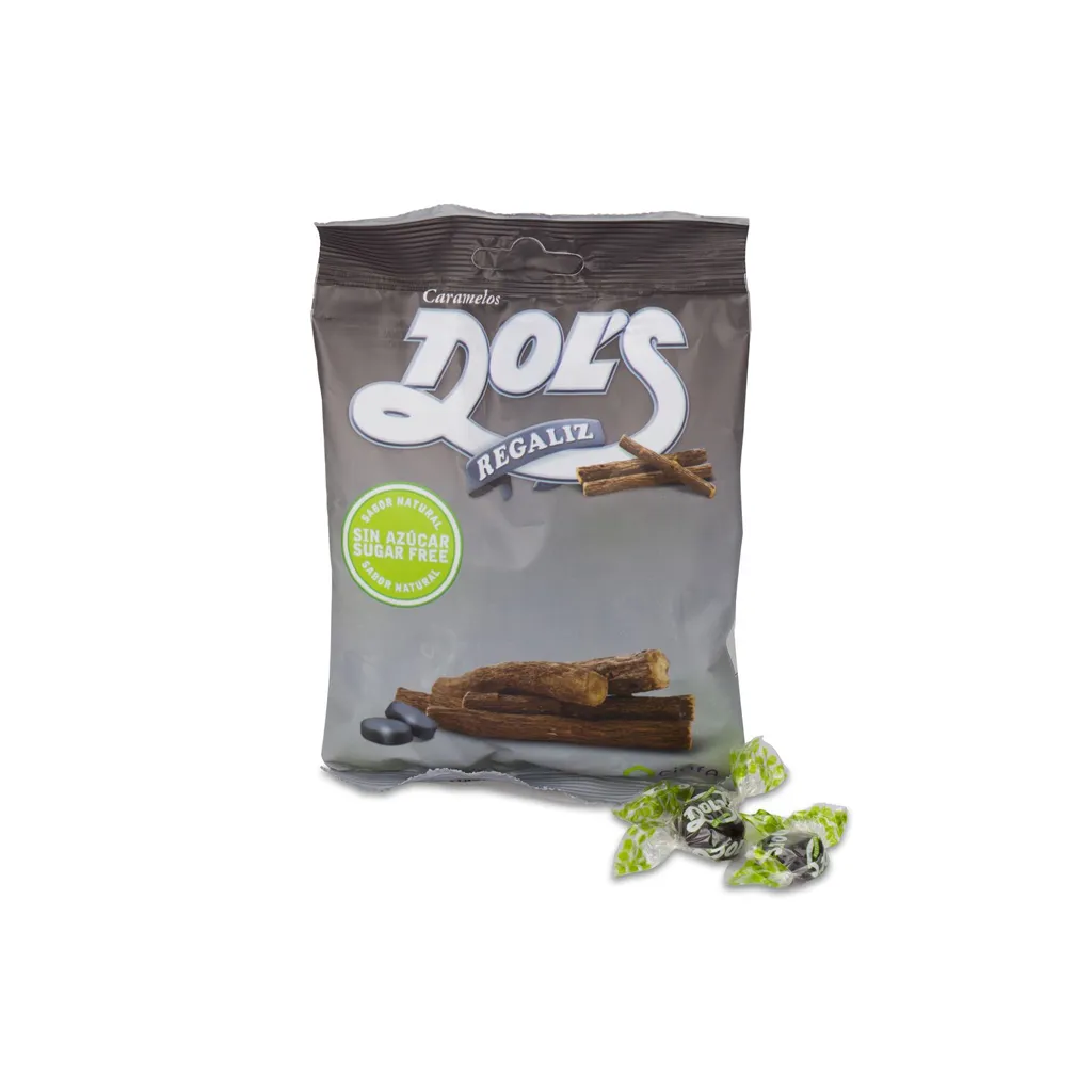 Caramelos regaliz sin azúcar Dol’s