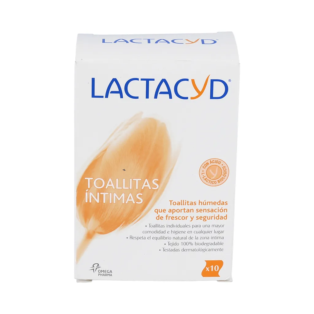 Toallitas íntimas Lactacyd 10 uds